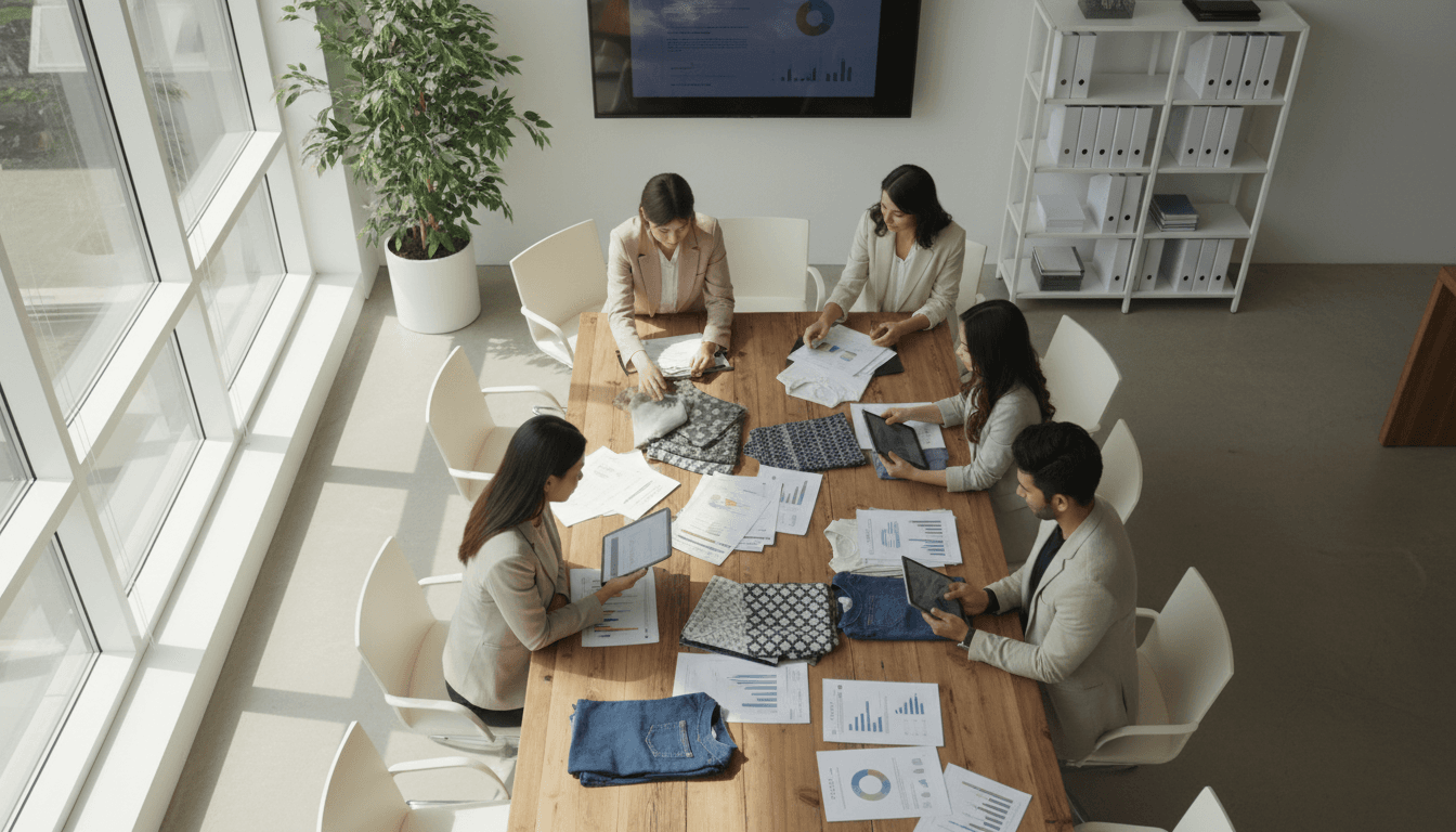 Paramount Trading team reviewing global product sourcing options
